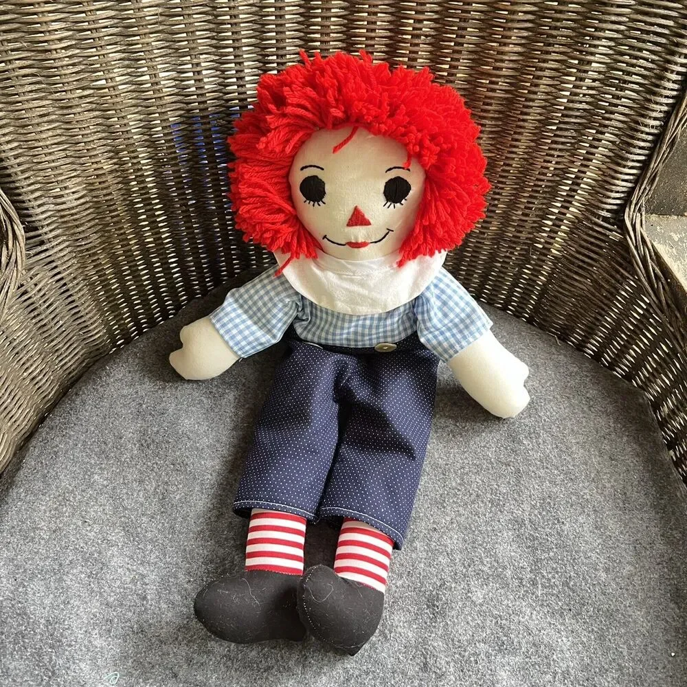 Raggedy Andy Doll Handmade 18